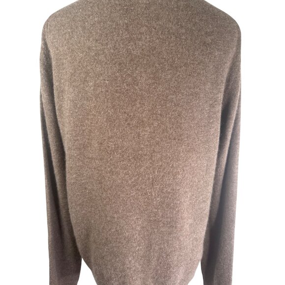 Cashmere Boutique Womens M Brown 100% Cashmere Button-Up Cardigan - Picture 9 of 14